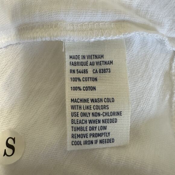 American Eagle Top Women Small Indie Bella Y2K Graphic Tee Tie Back Twilightcore - Picture 14 of 16